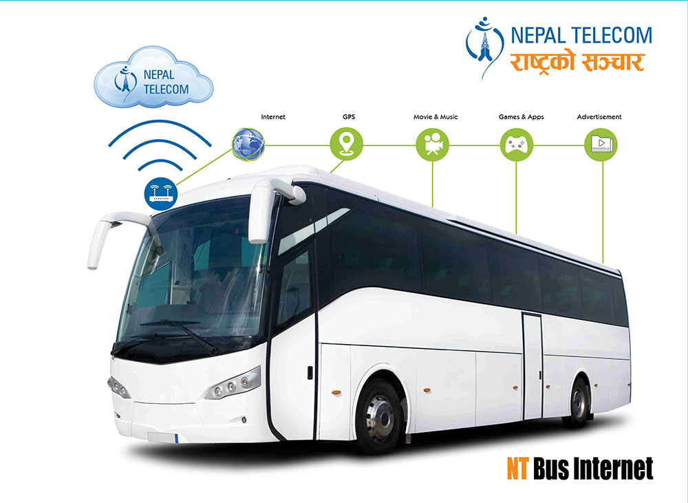 Nepal Telecom NT Bus Internet Service Information