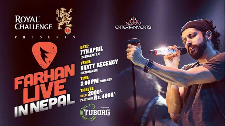 Royal Challenge Presents Farhan Akhtar Live First time in Nepal